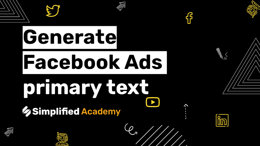 generate facebook ads primary text