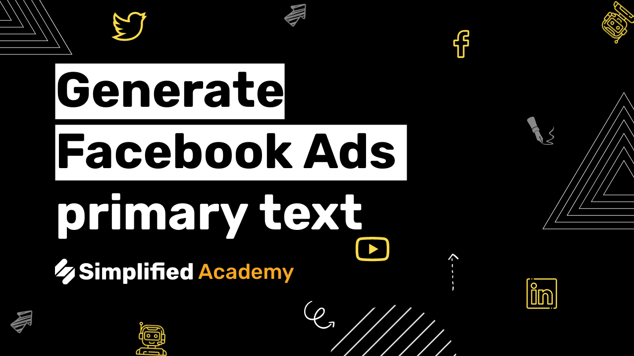 How to write Facebook ad primary text that converts - Simplified Academy