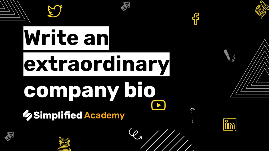 write an extraordinary company bio