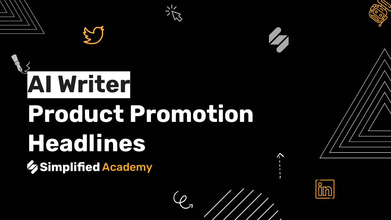 Write Landing Page Subheadings with AI - Simplified Academy