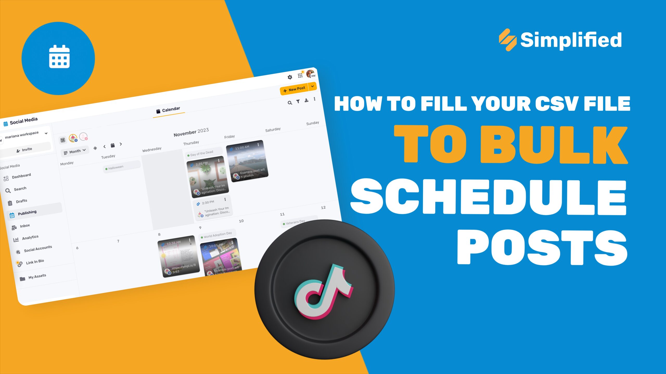 How to bulk upload and schedule TikTok posts Simplified Academy How to bulk upload and schedule TikTok posts Simplified Academy