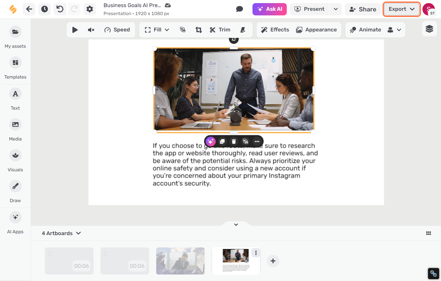 how to insert video on powerpoint presentation export slide