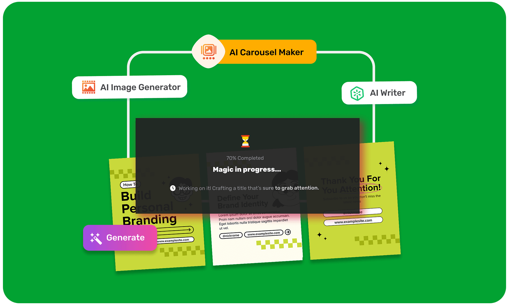 AI carousel Generator