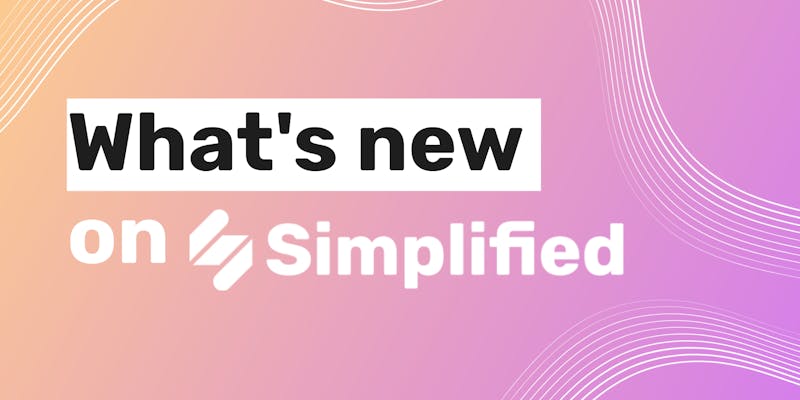 Simplified’s most awaited video features are here! Enjoy them on the go with our iOS app