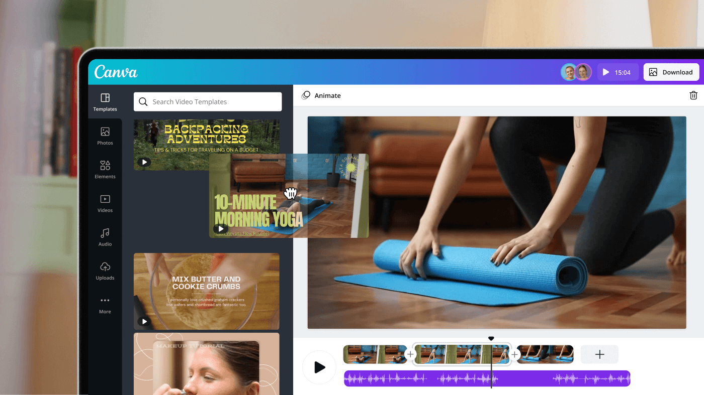 Canva’s Video Editor