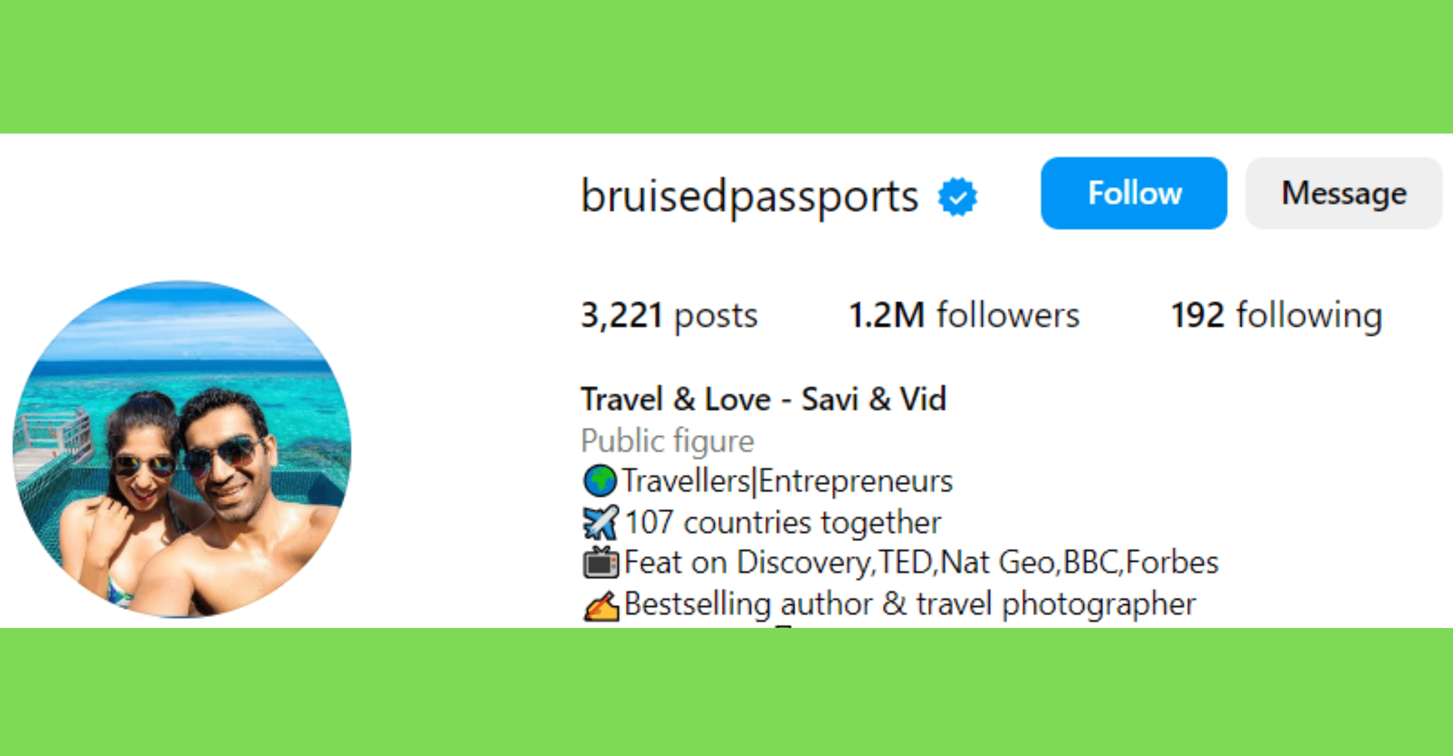 traveller username for instagram