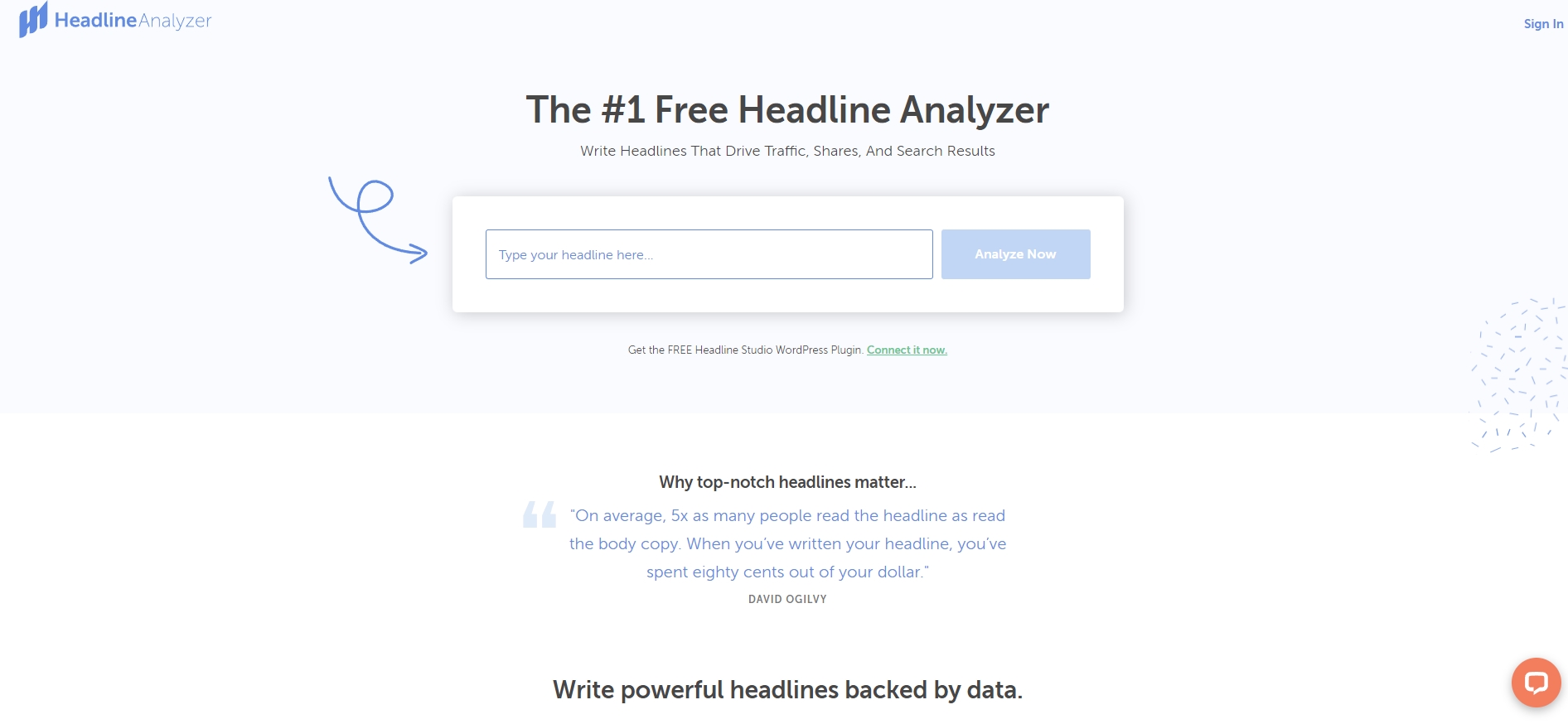 Coschedule Free Headline Generator