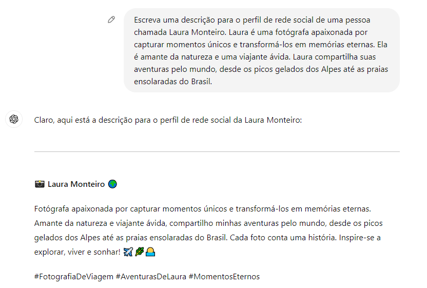 Como criar um prompt