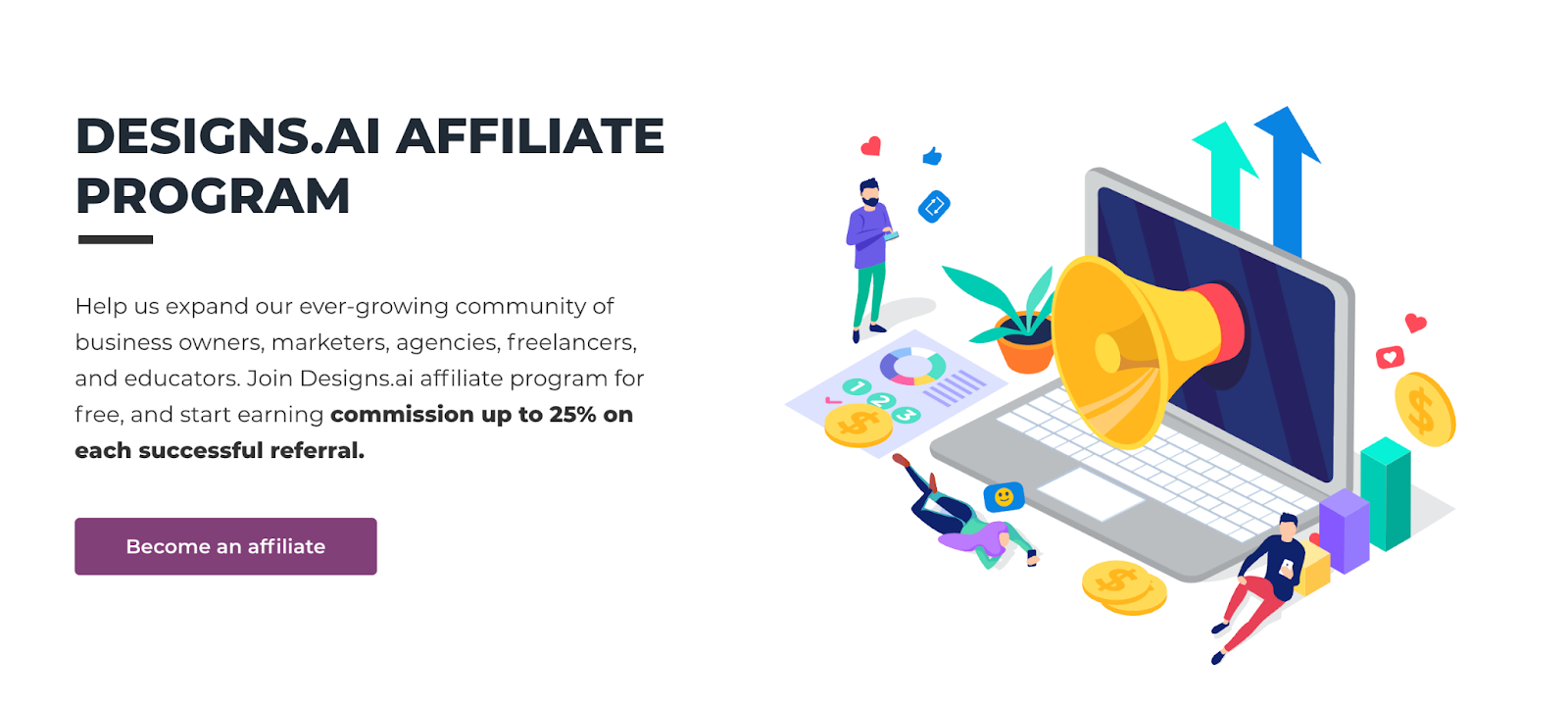 Designs.ai affiliate program