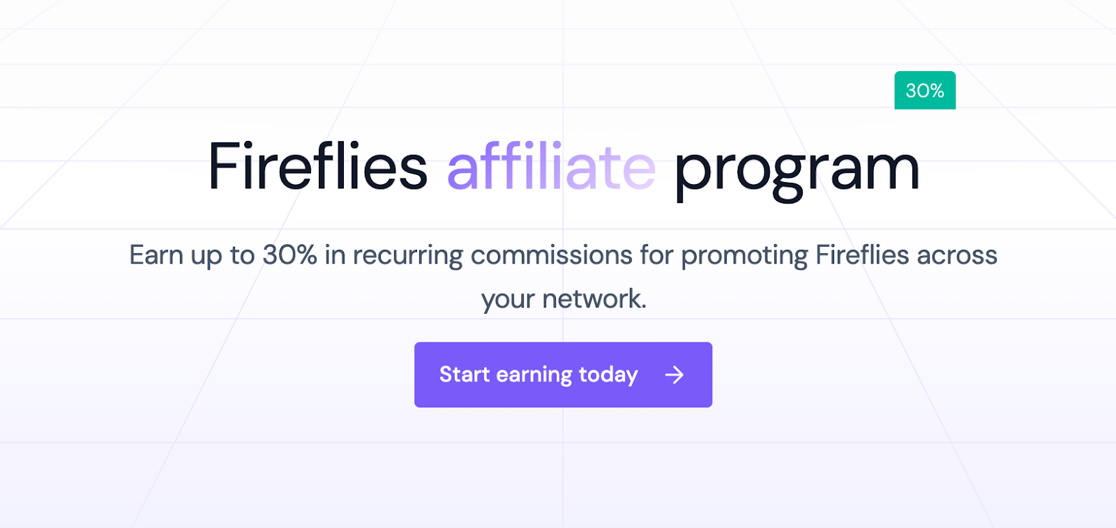 Fireflies affiliate program 