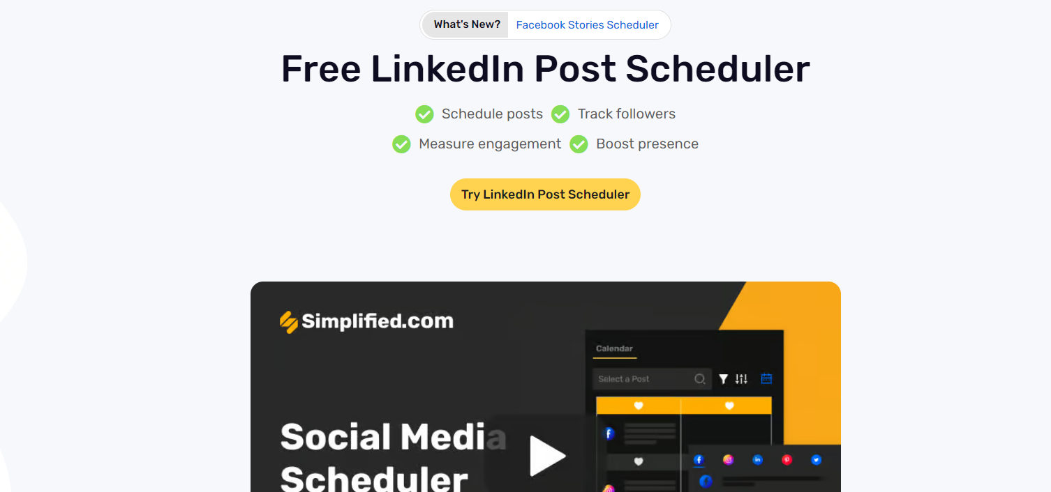 LinkedIn Scheduling Tool Simplified