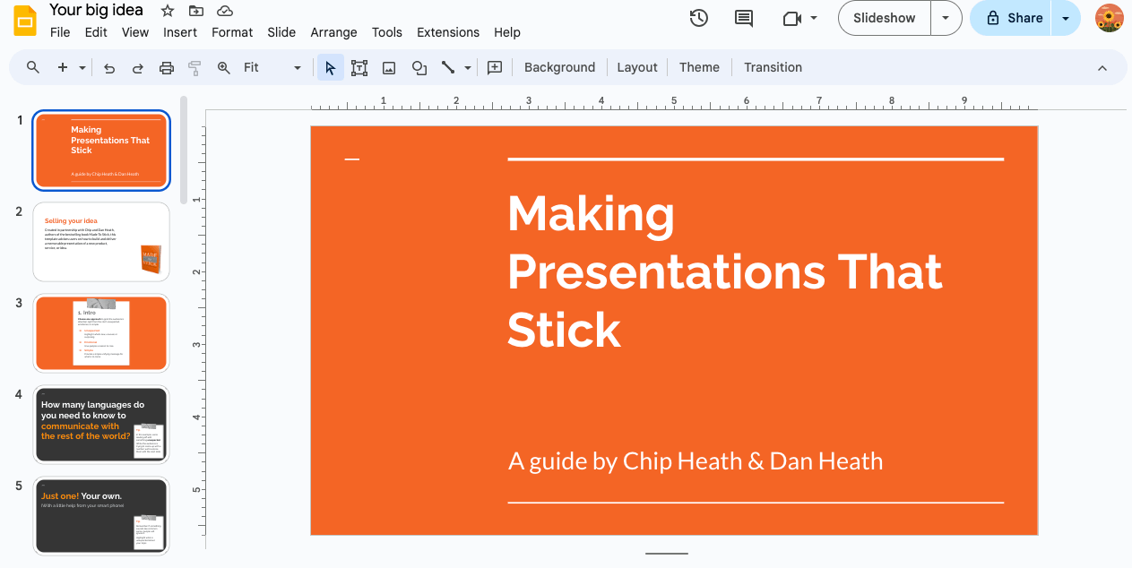 Google Slides presentation