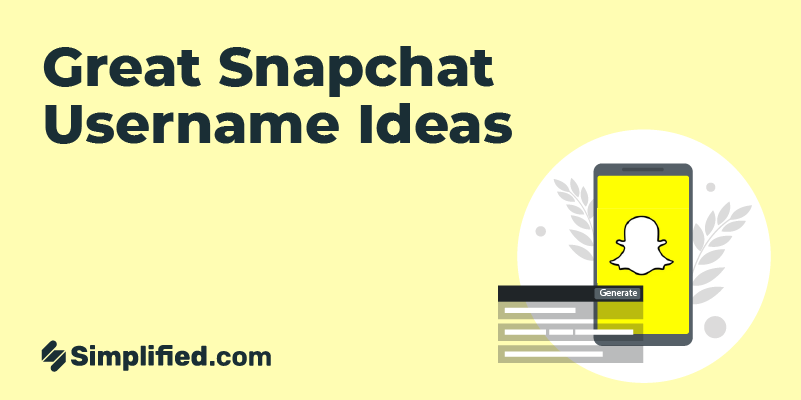 Snapnames Ideas 270 Great Snapchat Username Ideas | Simplified