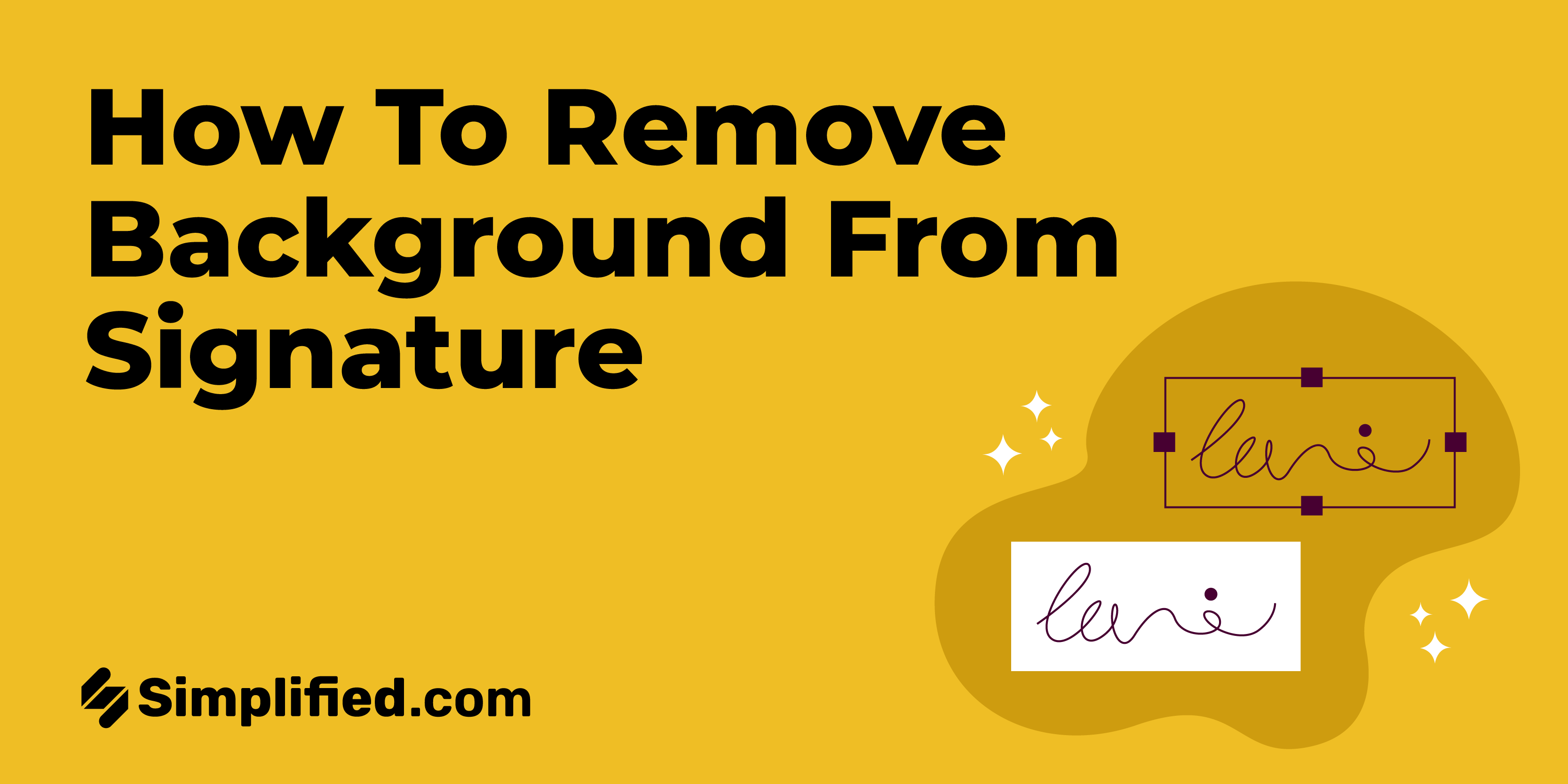 How To Remove Backgrounds from Signatures