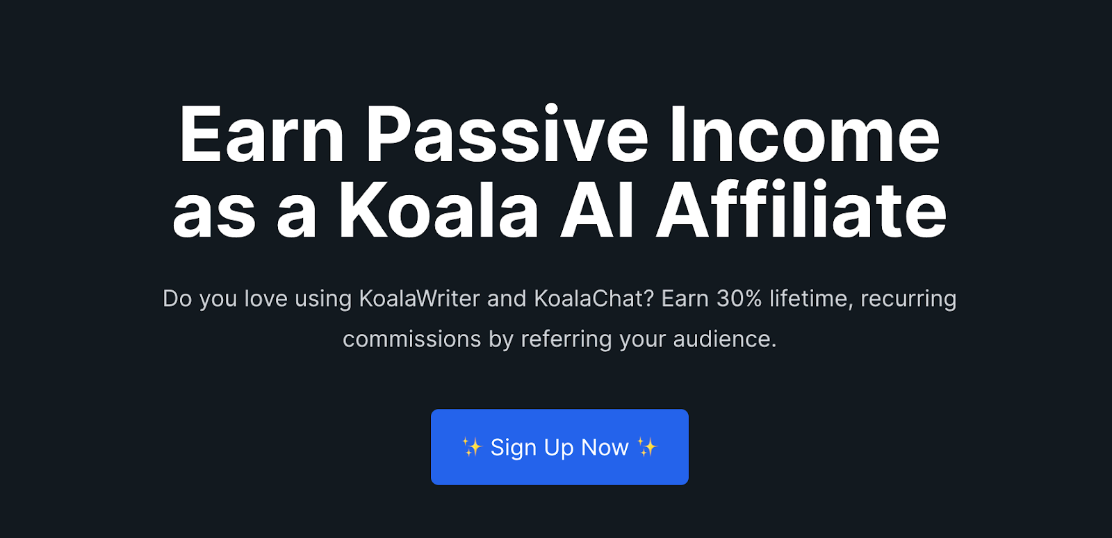 Koala AI affiliate program