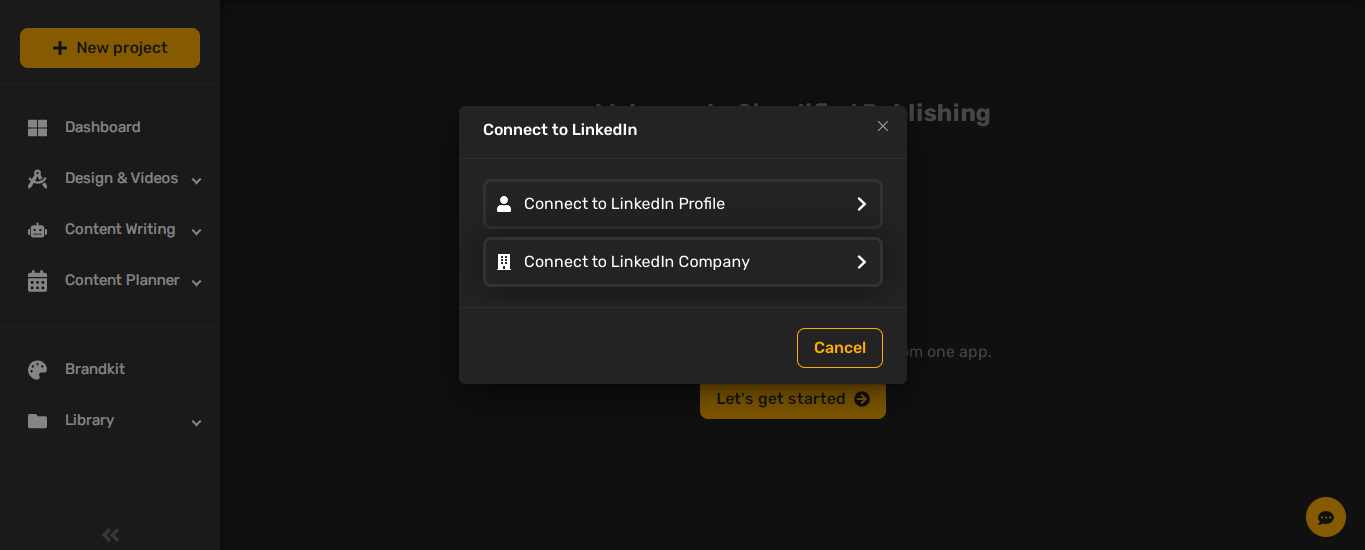 LinkedIn Company page scheduler