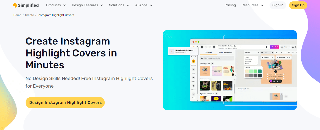 Instagram Highlight Cover With Simplified