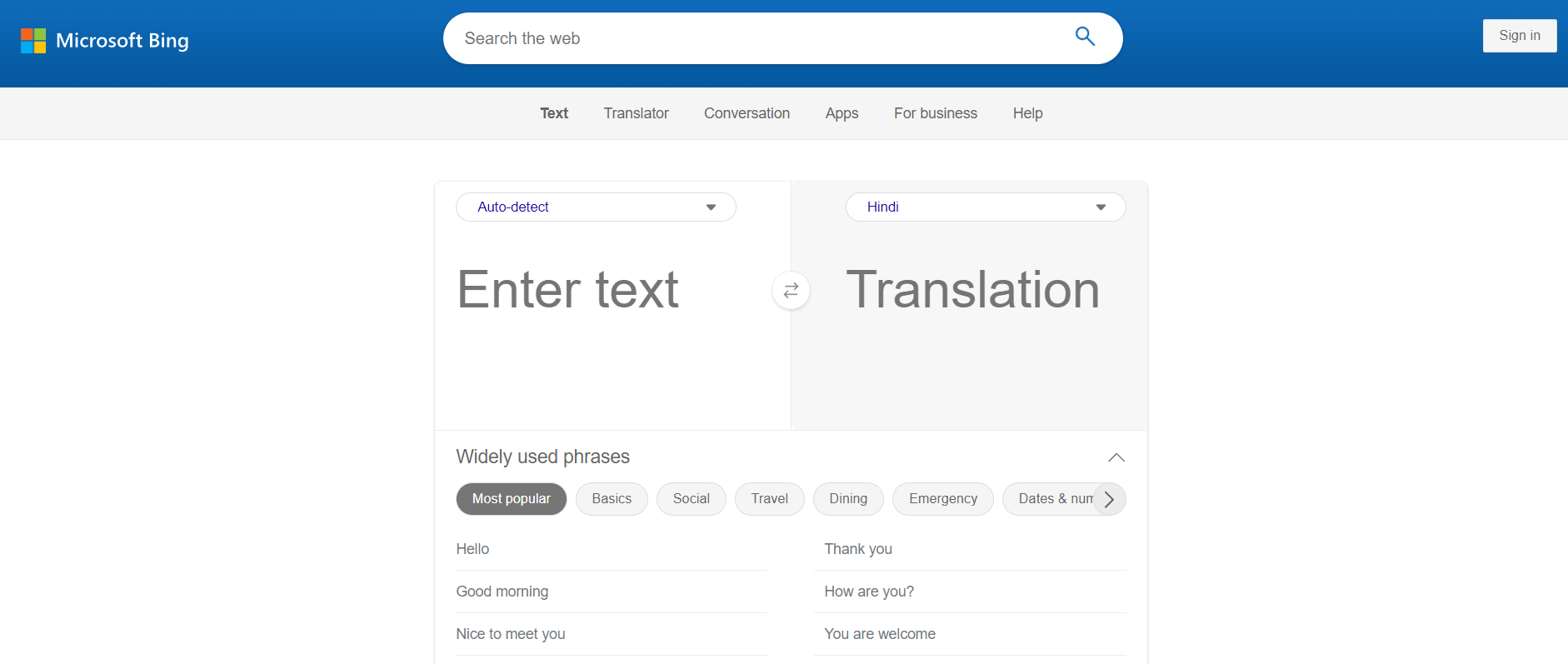 microsoft translator