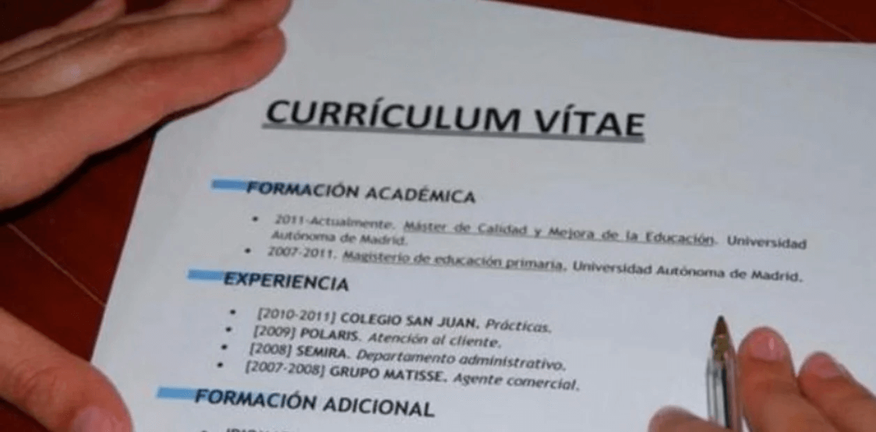 Relevancias de un CV