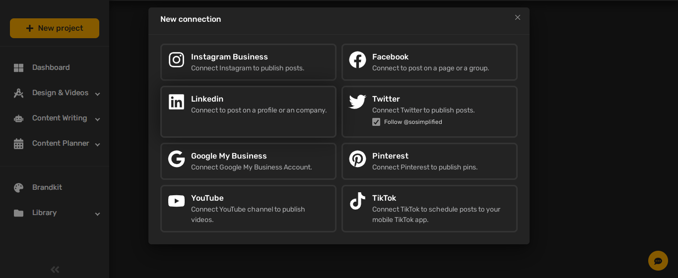 Simplified Scheduler