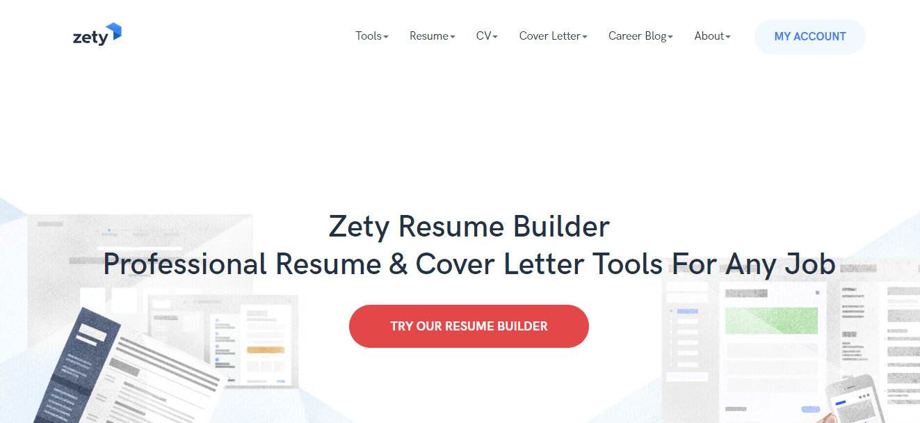 Zety - Professional Resume & Cover Letter Tools For Any Job