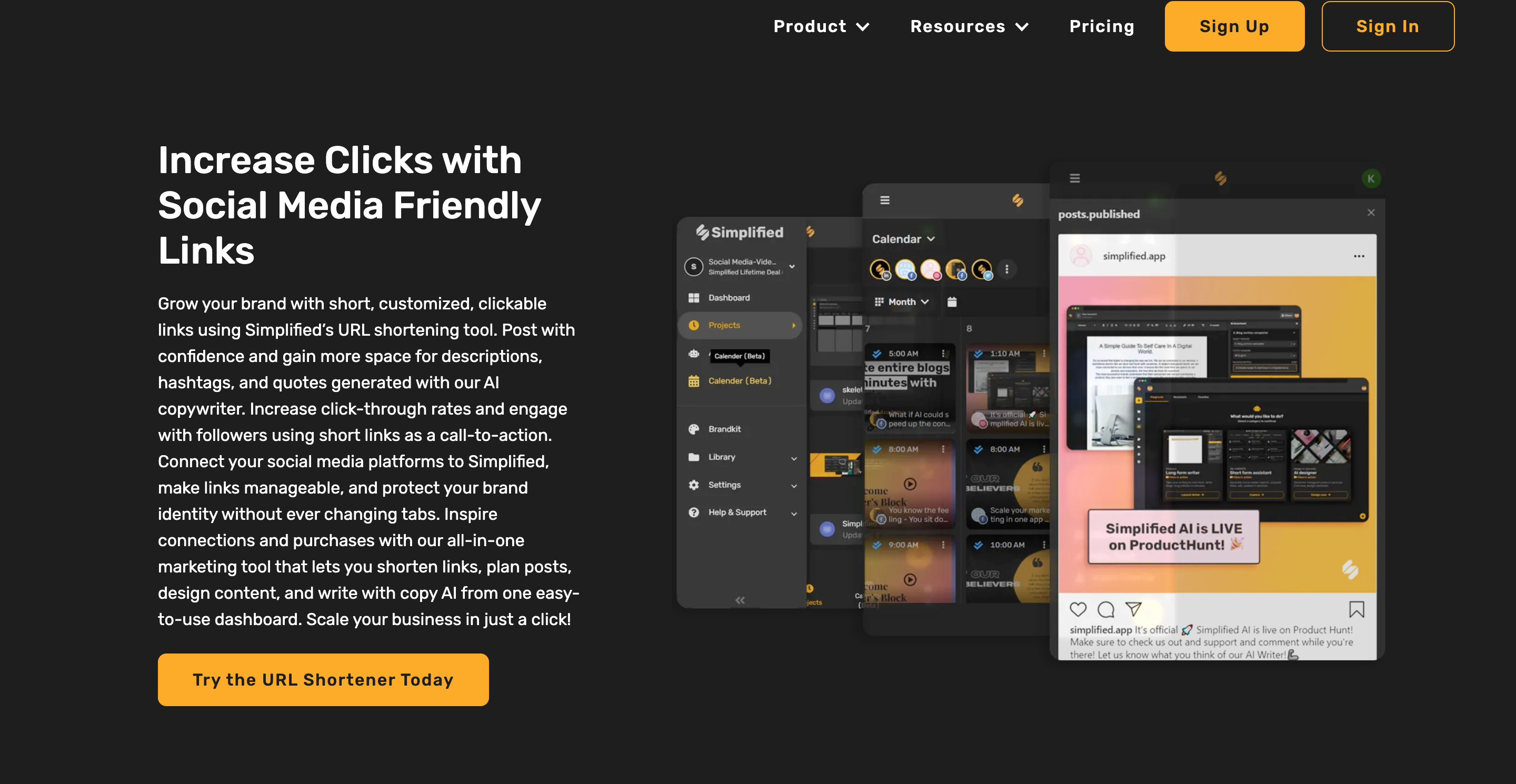 Simplified best link shortener tool