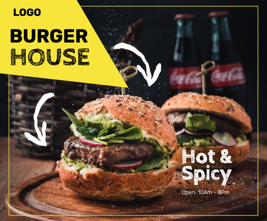 burger house facebook post