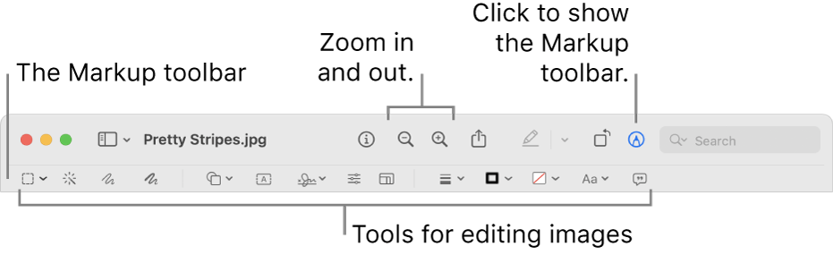 Show Markup Toolbar