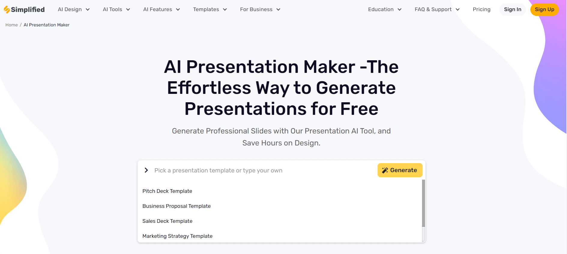 Presentation Maker