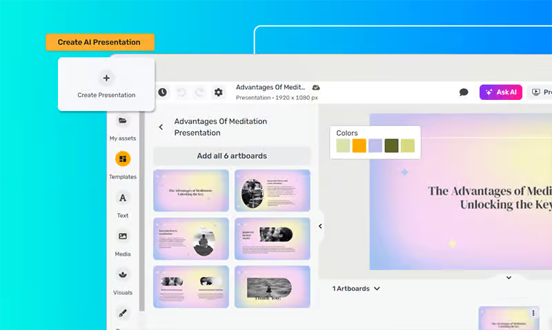 Simplified slides online