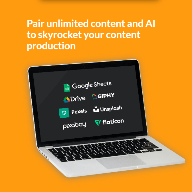 Simplified social media post template 2