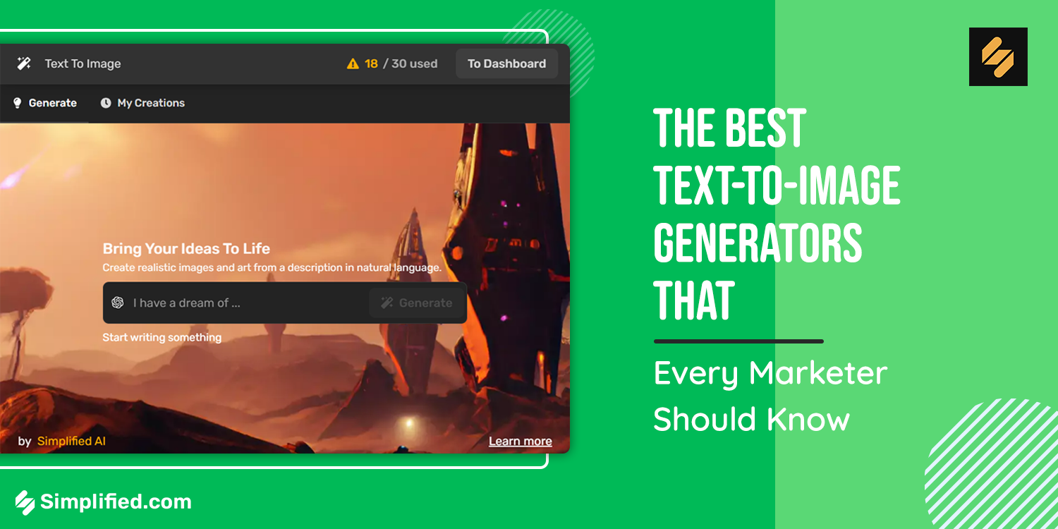 The Best Text-To-Image Generators That Every Marketer Should Know The Best Text-To-Image Generators That Every Marketer Should Know