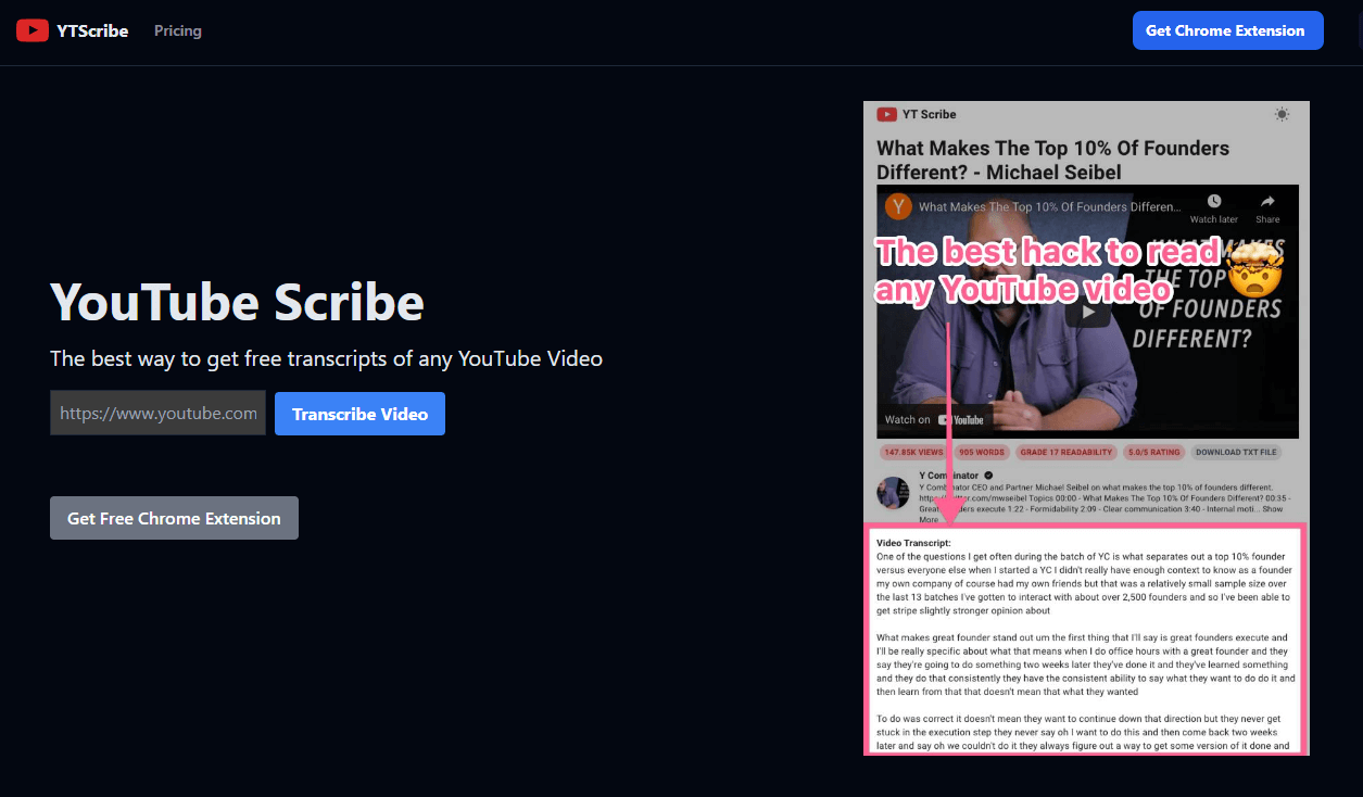 YTScribe
