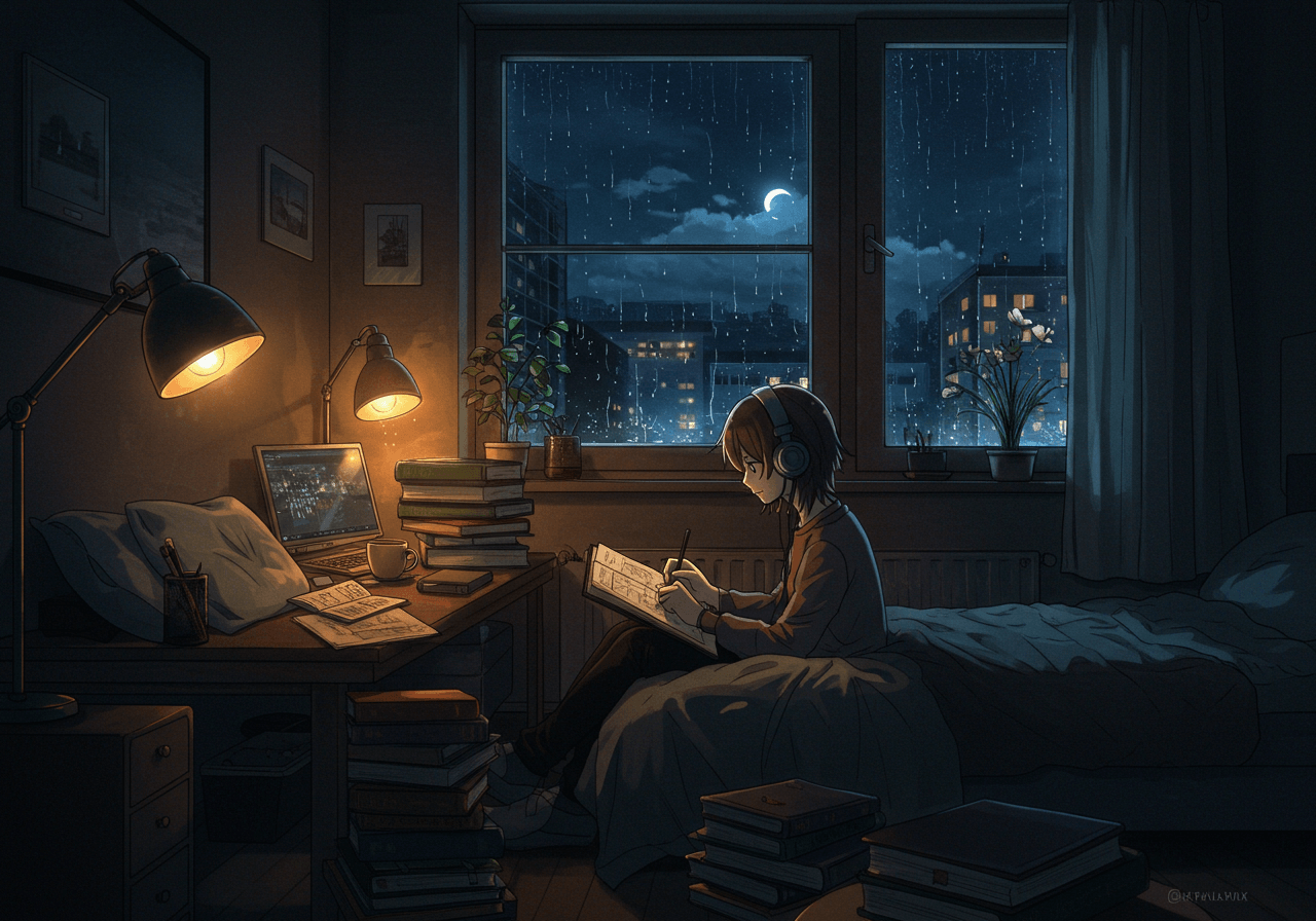 Simplified ai generated Image in Lo-Fi Aesthetic Style