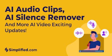 AI Audio Clips, AI Silence Remover and more AI Video exciting updates!