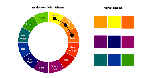 analogous colors illustration