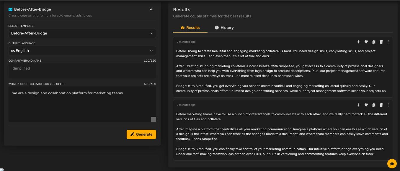 Generate AI Content