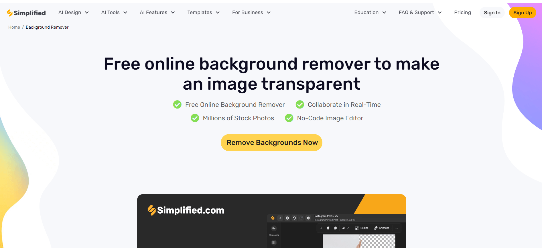 background remover tool