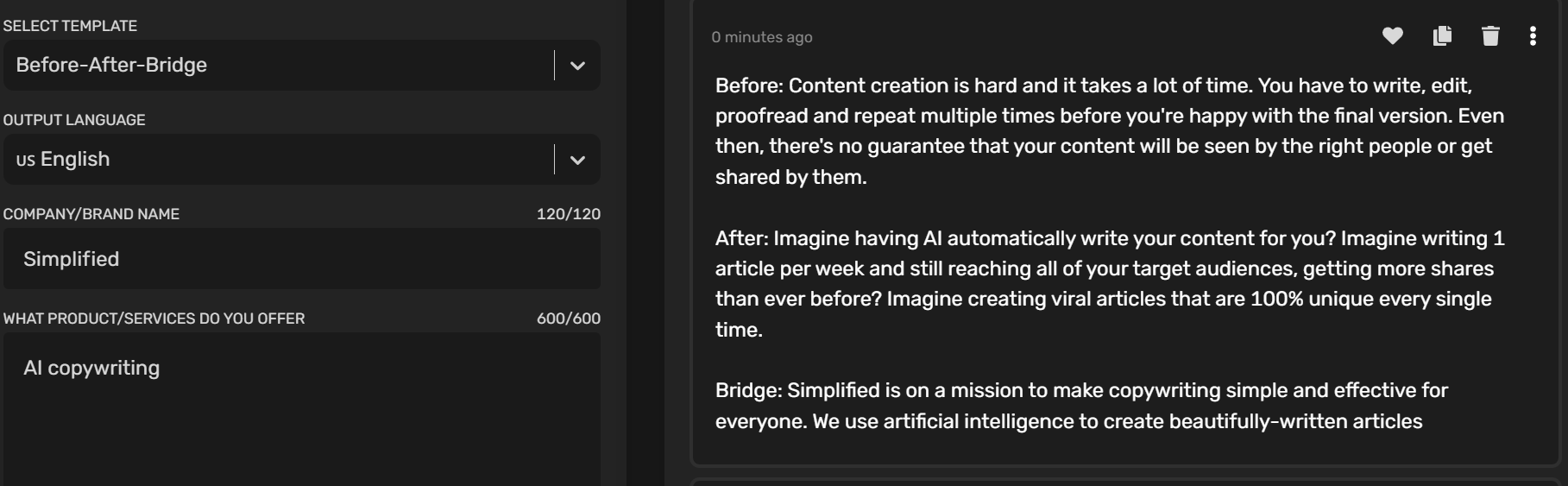 before after bridge example