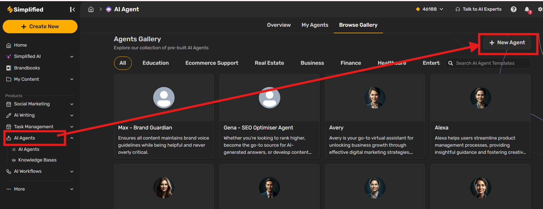 Create Your New Agent
