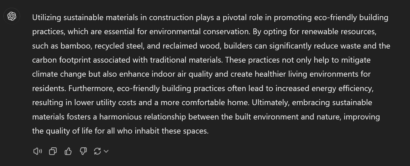 eco-friendly building practices