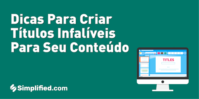 Como escrever um bom título? Como escrever um bom título?