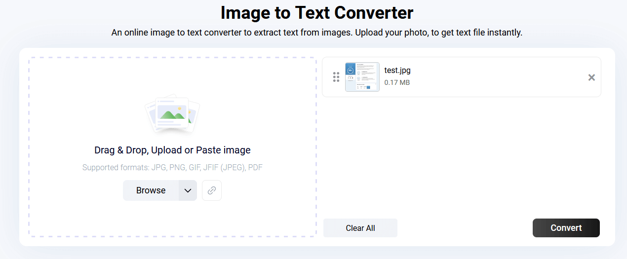 primary image-to-text converter