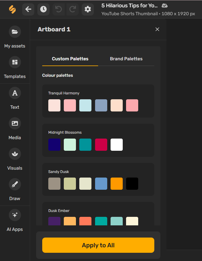 edit the generated thumbnail