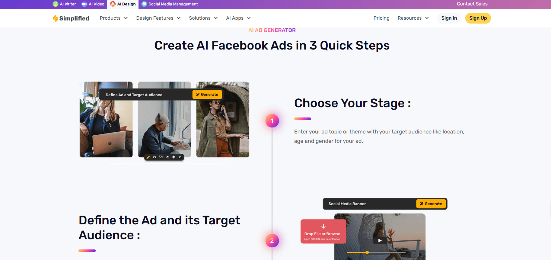 create ai facebook ads