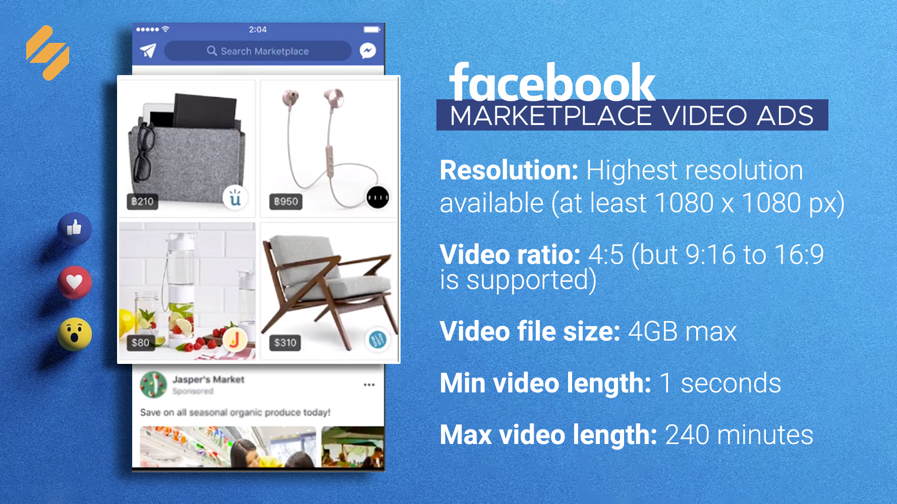 Facebook marketplace video ads