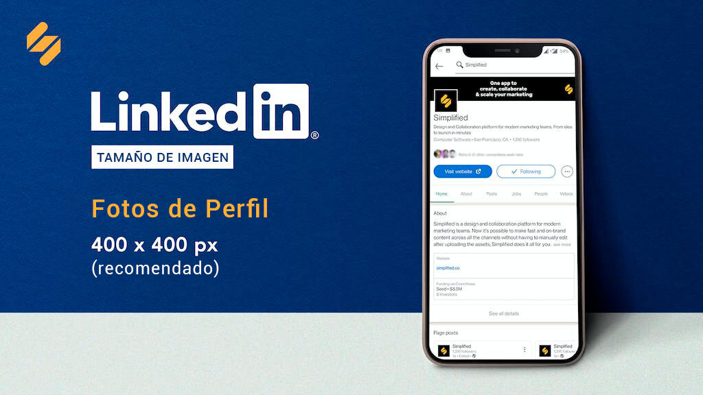 tamaños de imágenes de linkedIn para fotos de perfil