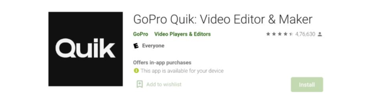 gopro quik app for video editing