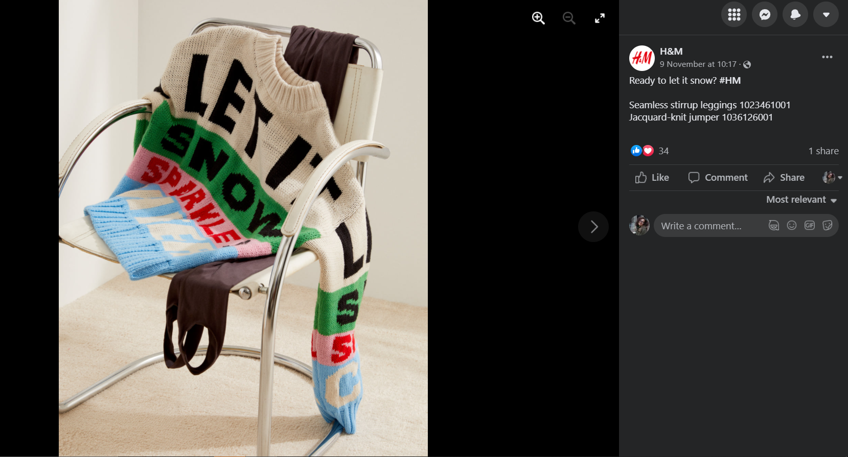 hnm-brand-hashtag-for-facebook-example