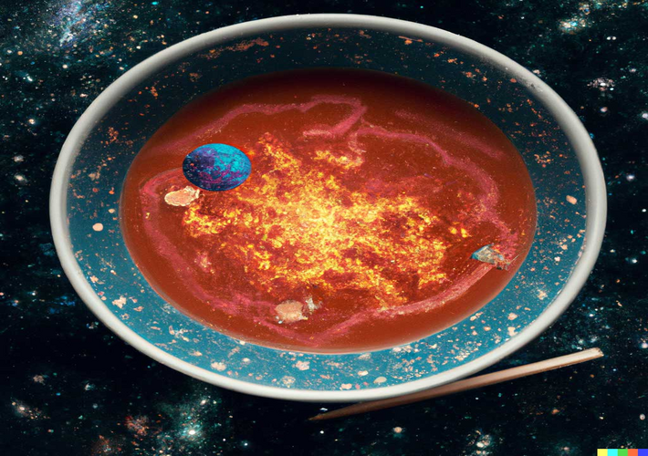 arte cósmico en una sopa arte cósmico en una sopa